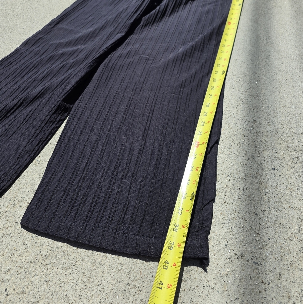 Kith Black Light-Weight Wide-Leg Chinos - Picture 3 of 5